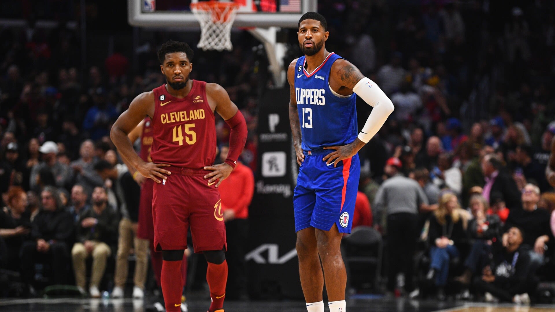 Rumors fly around Paul George, Donovan Mitchell, 76ers as biggest dominoes in NBA offseason