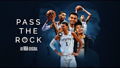 Spurs' Victor Wembanyama takes center court in the final episode of 'Pass The Rock' NBA App series