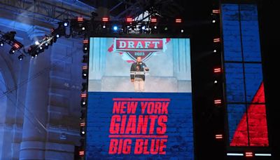 The New York Giants, with their first pick in the 2024 NFL Draft, select