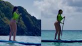 Juliette esbanja estilo ao praticar stand up paddle em Fernando de Noronha; veja o vídeo