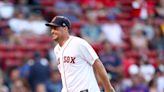 New England native Keegan Bradley didn’t waste any time with his first pitch Tuesday night at Fenway