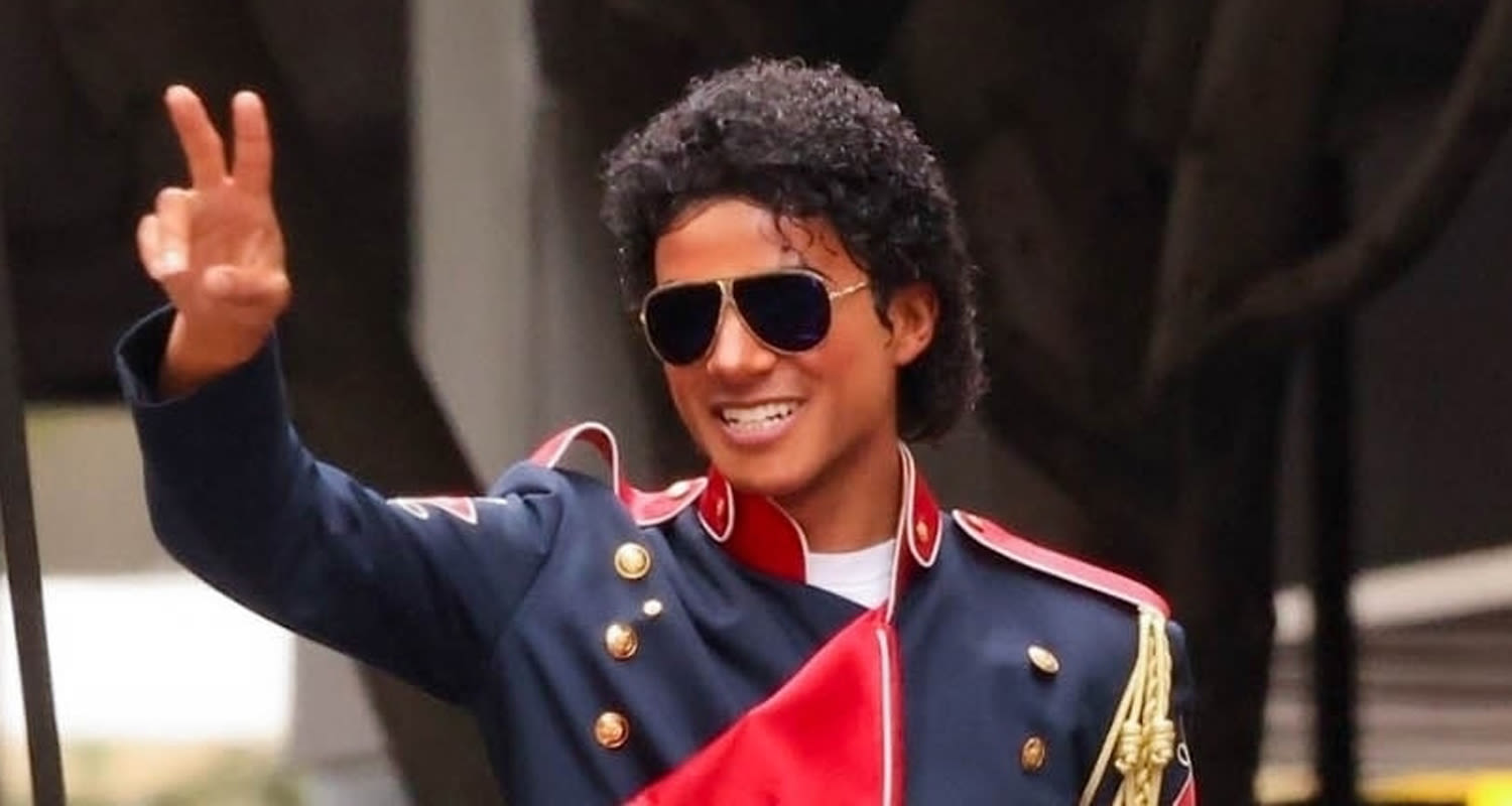 Jaafar Jackson Embodies Uncle Michael Jackson, Climbs On Top of Car While Filming Upcoming Biopic