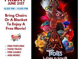 Free Movie Night At Tennessee Riverpark June 21 Features "Trolls World Tour"