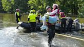 Heavy rains over Texas have led to water rescues, school cancellations and evacuation orders