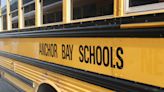 Anchor Bay middle school bus evacuated after crashing into ditch