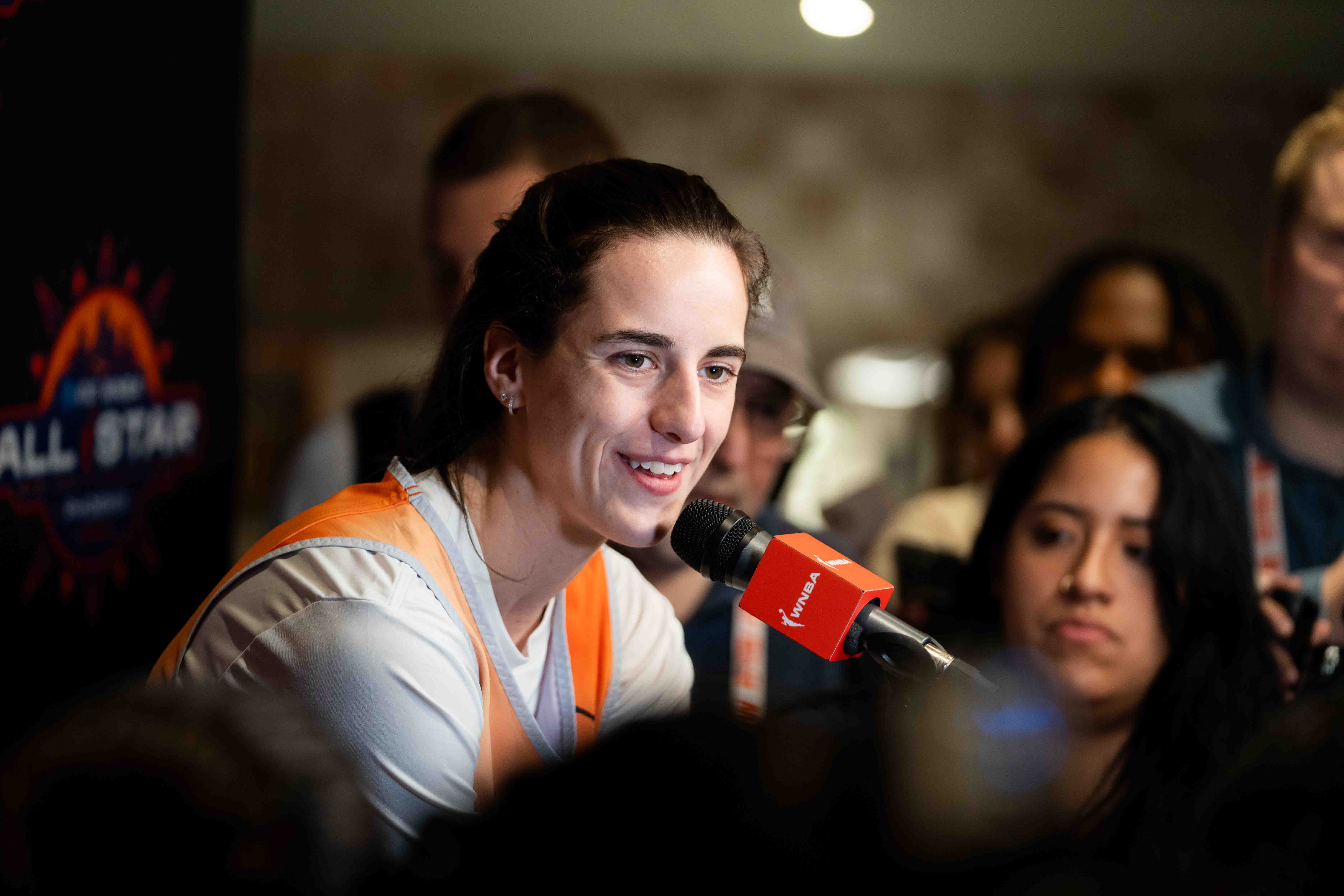 Caitlin Clark draws herd of fans at WNBA Live hours ahead of first All-Star game