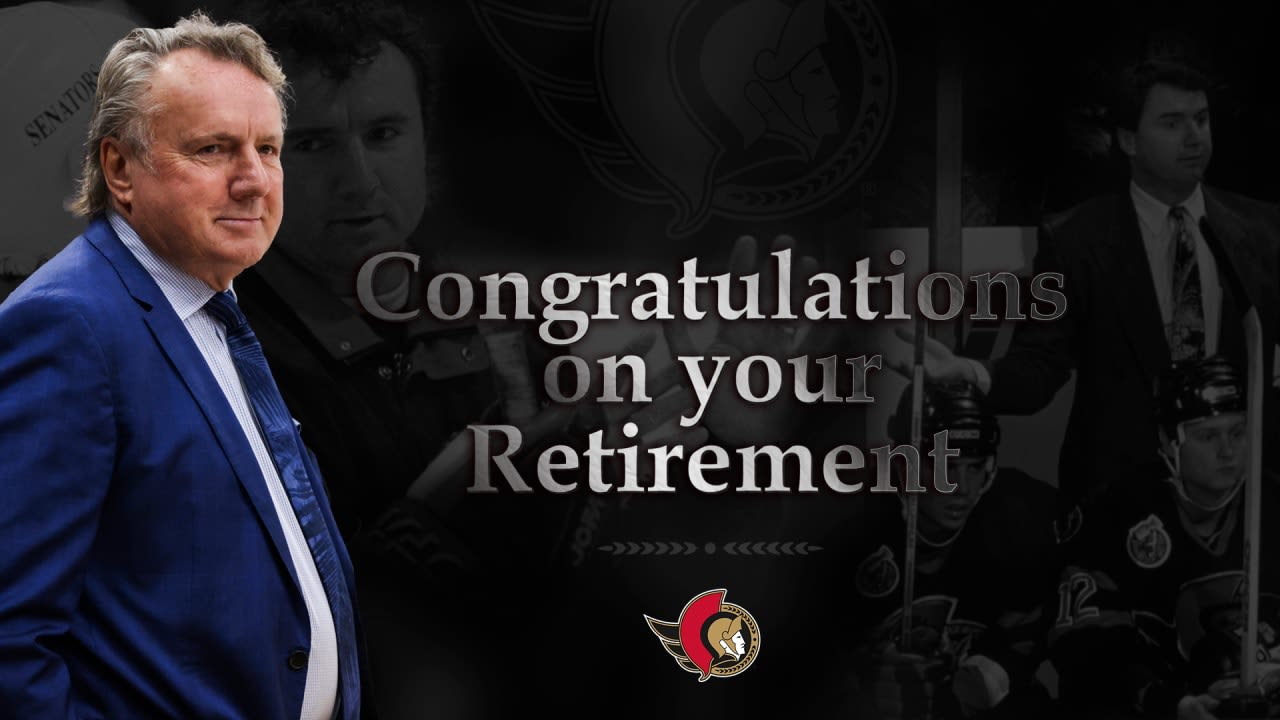 Former Sens bench boss announces retirement | Ottawa Senators