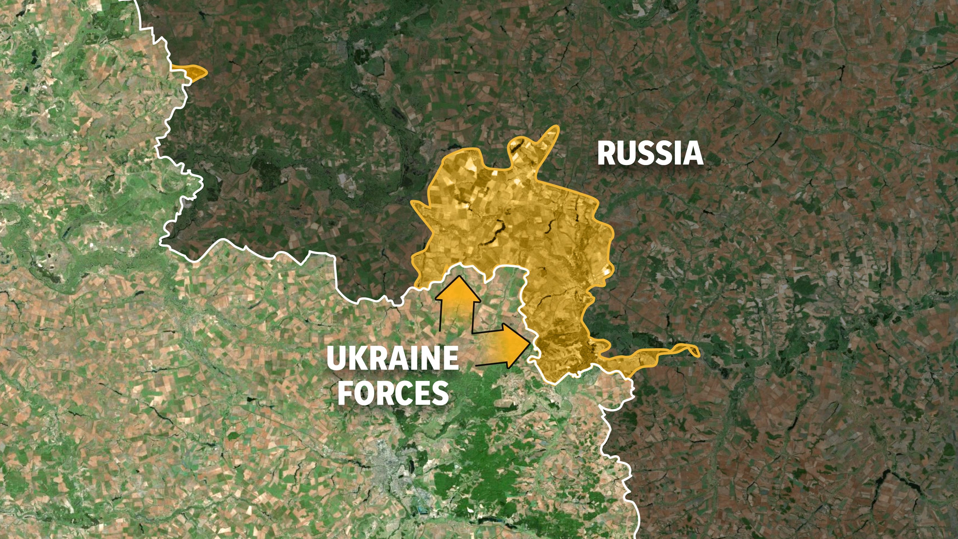 Maps: Ukraine's incursion into Russia forces Moscow to make an important decision