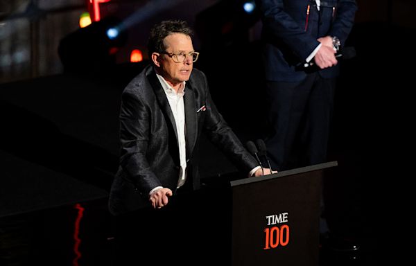 Michael J. Fox Accepts Impact Award at the 2024 TIME100 Gala