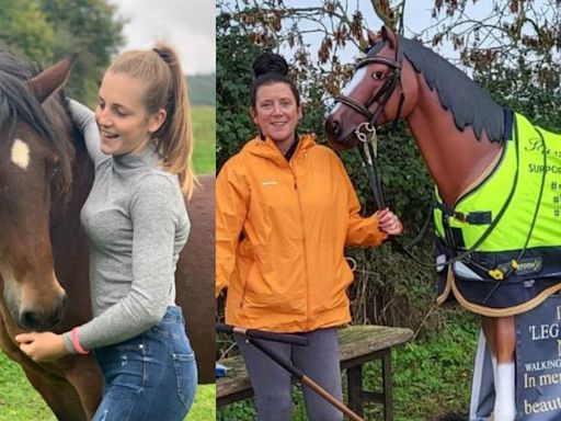 Woman to pull resin horse from Wales to Birmingham in daughter’s memory