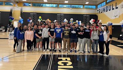 Trumbull honors senior student-athletes who plan to compete in college