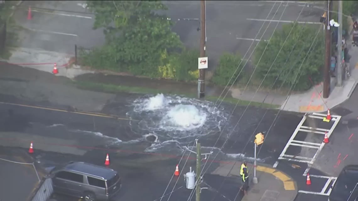 Crews continue to work to fix major water main break in Atlanta; latest updates