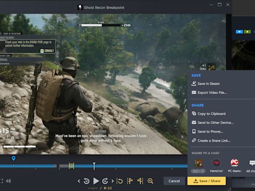 Look out, Shadowplay: Steam now has a built-in 'Game Recording' feature that will automatically record gameplay videos you can clip, share, and export