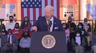 Biden delivers speech on voting rights in Georgia
