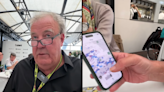 Incredible moment Jeremy Clarkson predicts Lewis Hamilton British GP win after using new technology on phone