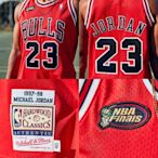 美國 Jordan 芝加哥公牛 Mitchell & Ness Red 1997/98 Finals 總決賽