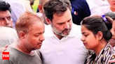 Rahul meets victims' kin, assures them of 'all help' | India News - Times of India