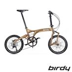 Birdy NewBirdy(Ⅲ) Touring內3X外8 24速18吋公路車幾何前後避震折疊車-銀沙棕（古銅金）