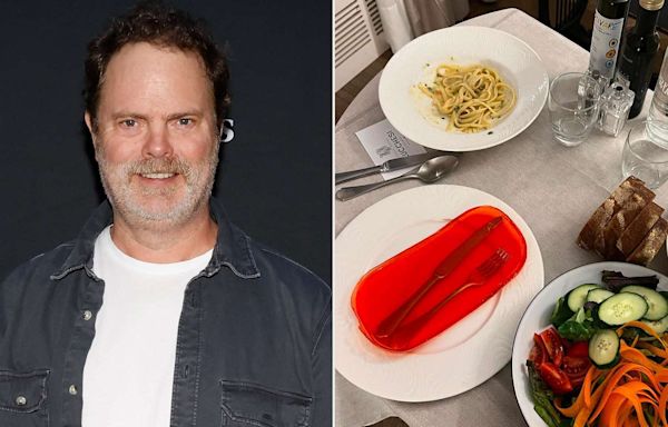 Rainn Wilson Has ‘The Office’ Jell-O Prank Pulled on Him by Hotel Staff: ‘Dammit Jim!’