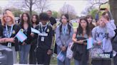 Students walk out of Wichita East High School to protest bill that bans gender transition surgery