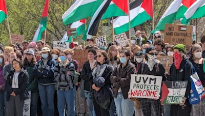 'A huge slap in the face': Pro-Palestine UVM students protest commencement speaker