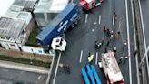 Video: el conductor que chocó y quedó suspendido de un puente de Buenos Aires estaba alcoholizado y dio positivo al narcotest | Policiales