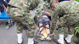 Ejército Nacional rescató a ciclista que cayó en un abismo en Mocoa, Putumayo