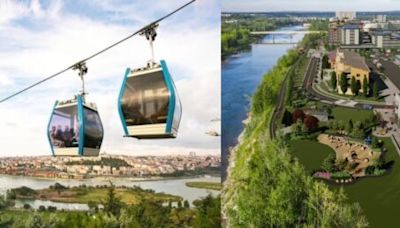 A city in Alberta is trying to construct a gondola over its river | Urbanized