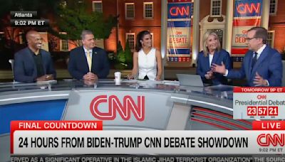 CNN Panel Bursts Into Laughter After Chris Wallace Says Trump Campaign Vows Ex-President Will ...