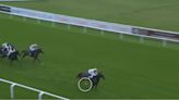 Trainer calls for action after plastic beer cup is thrown in direction of winning horse at Windsor