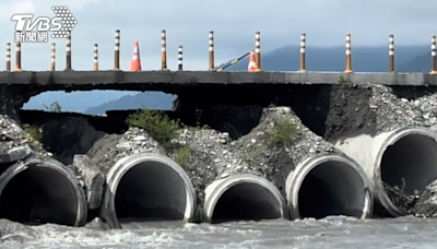 花蓮大雨不斷！玉里高寮便橋「東側被掏空」 急搶修完成開放通行