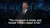 Jimmy Kimmel gleefully reacts to Trump's 34 guilty verdicts