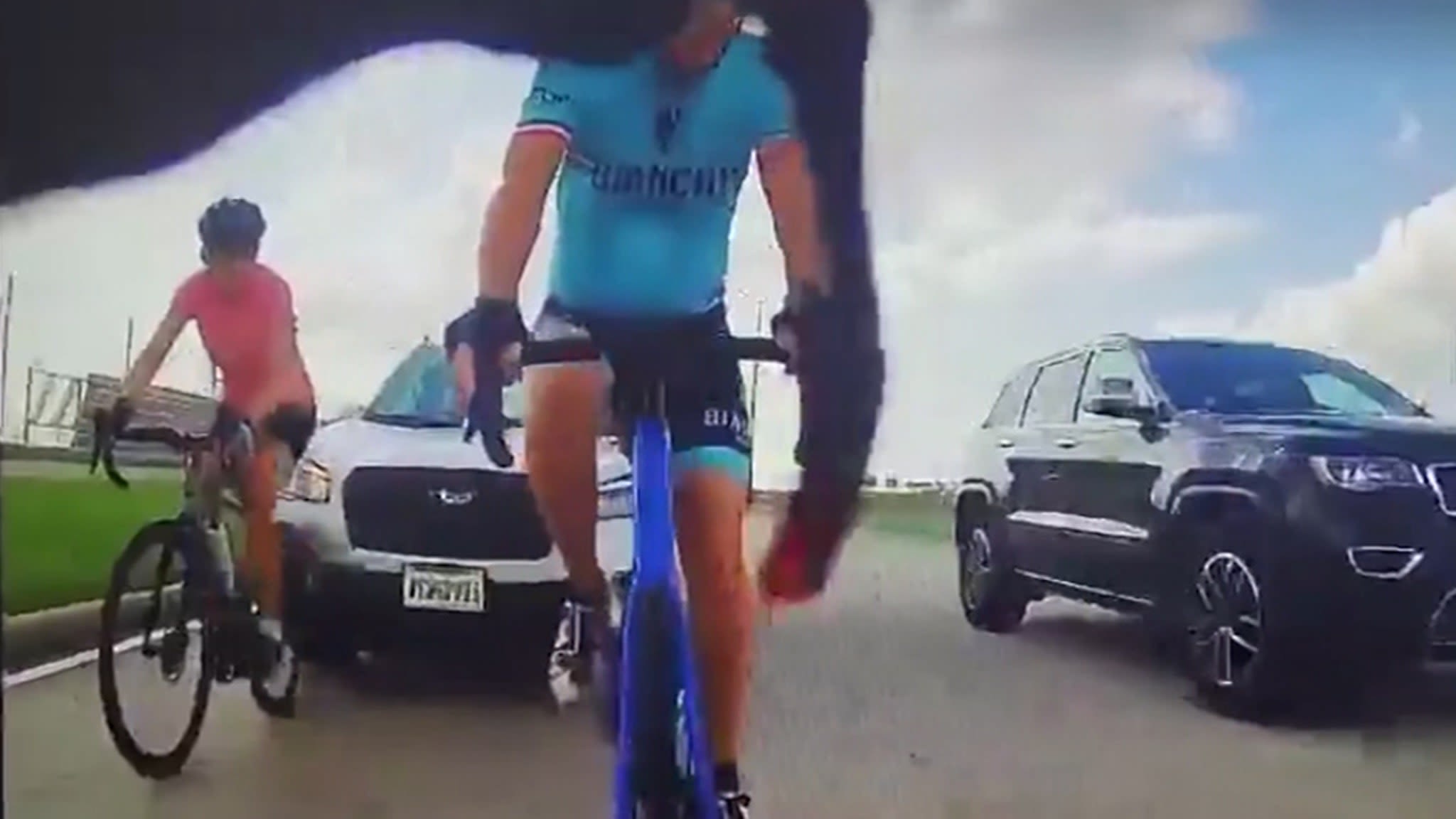 Cyclists Run Over By Hit-and-Run Driver In Graphic Video