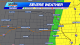 Storm potential for SE Nebraska Tuesday, then dry for a while