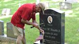 Black veterans remembered as VFW places flags on graves at Staunton's Fairview Cemetery