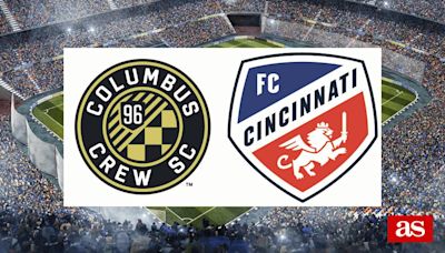 Columbus Crew vs FC Cincinnati: estadísticas previas y datos en directo | MLS - Liga USA 2024
