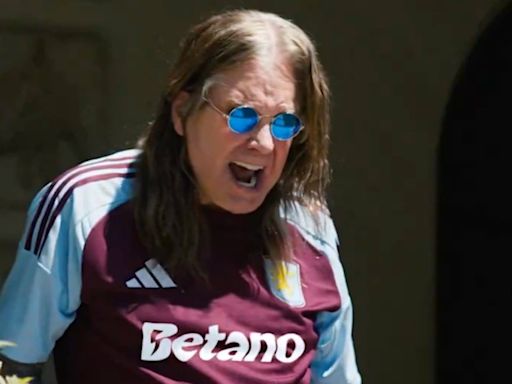 Watch: Ozzy Osbourne stars in Aston Villa’s kit reveal