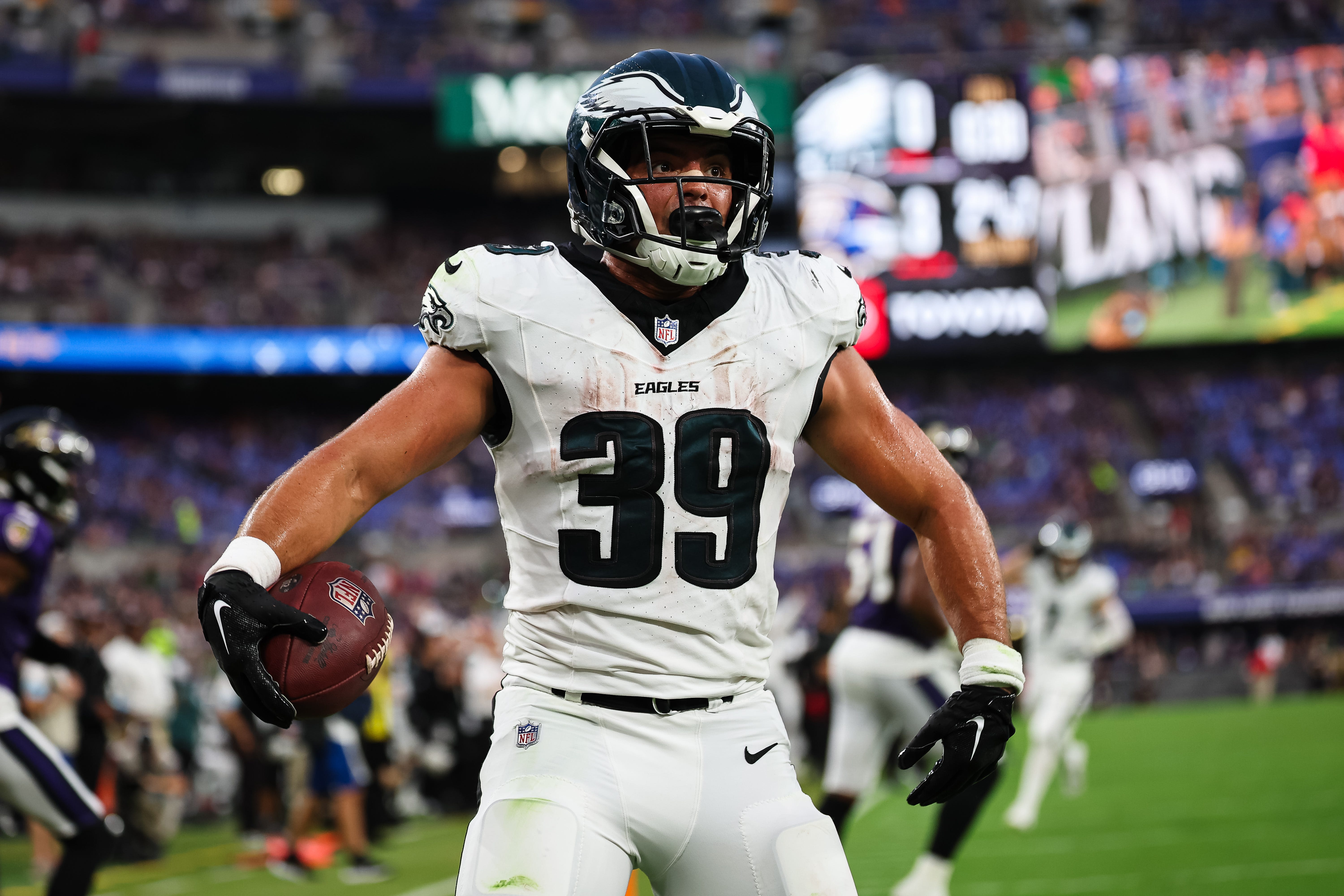 Will Shipley scores first NFL touchdown for Philadelphia Eagles