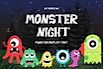 MONSTER NIGHT By Alfinart | TheHungryJPEG