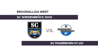 SC Wiedenbrück 2000 - SC Paderborn 07 U21: Joker Friedrich rettet Paderborn einen Punkt - Regionalliga West