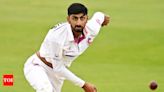 Watch: England's Shoaib Bashir concedes 38 in an over as Dan Lawrence smacks five consecutive sixes | Cricket News - Times of India