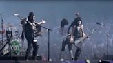 Kiss have played a sporting event in Australia: pyro in broad daylight, 500 children in costume, guitar smashing, 100,000 fans, three songs