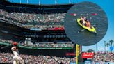 Los Giants logran un 'home run' que atrapan en un kayak que navegaba fuera del estadio - MarcaTV