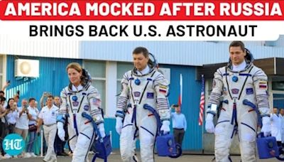 Russian Media's Savage Jibe At USA After Soyuz Brings Back US Astronaut From ISS | Boeing Starliner