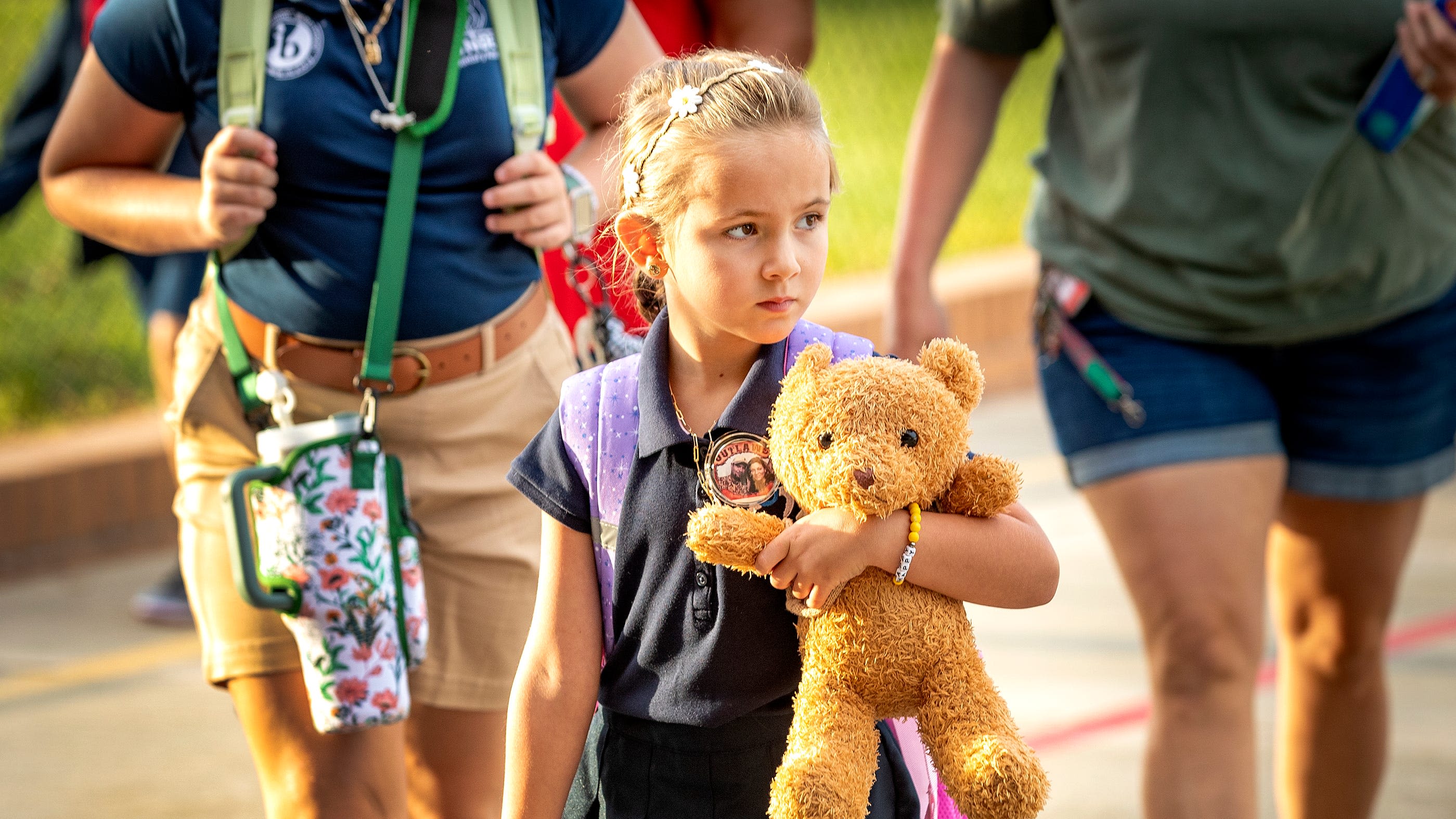 On the first day of school in Polk County, tears, smiles and celebration of an A | Photos