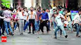 BJP and Congress Workers Clash at GPCC HQ in Ahmedabad | Ahmedabad News - Times of India
