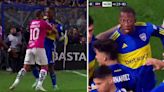 Luis Advíncula iracundo y descontrolado: a los manotazos y empujones en aparatosa gresca en duelo con Boca Juniors