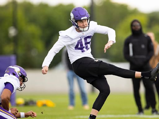 Kicker battle won by rookie Will Reichard as Vikings cut John Parker Romo