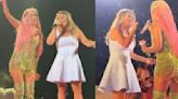 VIDEO: Amaia Montero aparece de sorpresa en concierto de Karol G; ¡cantaron 'Rosas'!