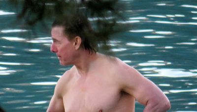 Tom Cruise Spotted Shirtless While Sailing in Mallorca With Director